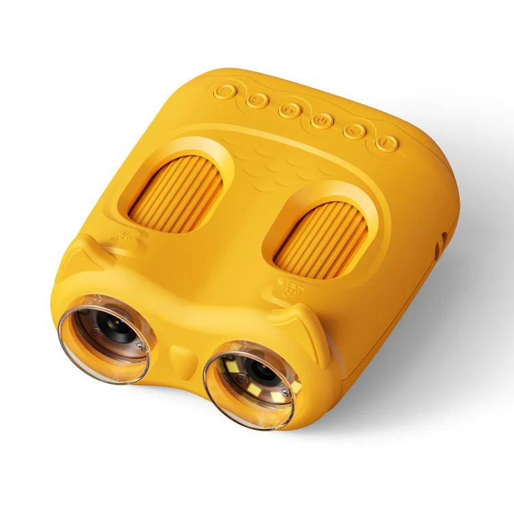 inskam 387 2MP 2-inch Display 2-in-1 Kids Digital Microscope & Binocular Telescope(Yellow) - Image 2