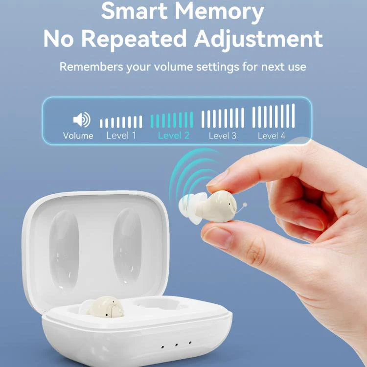 Invisible In-Ear Hearing Aid Smart Noise Reduction Sound Amplifier For Elderly - Image 10