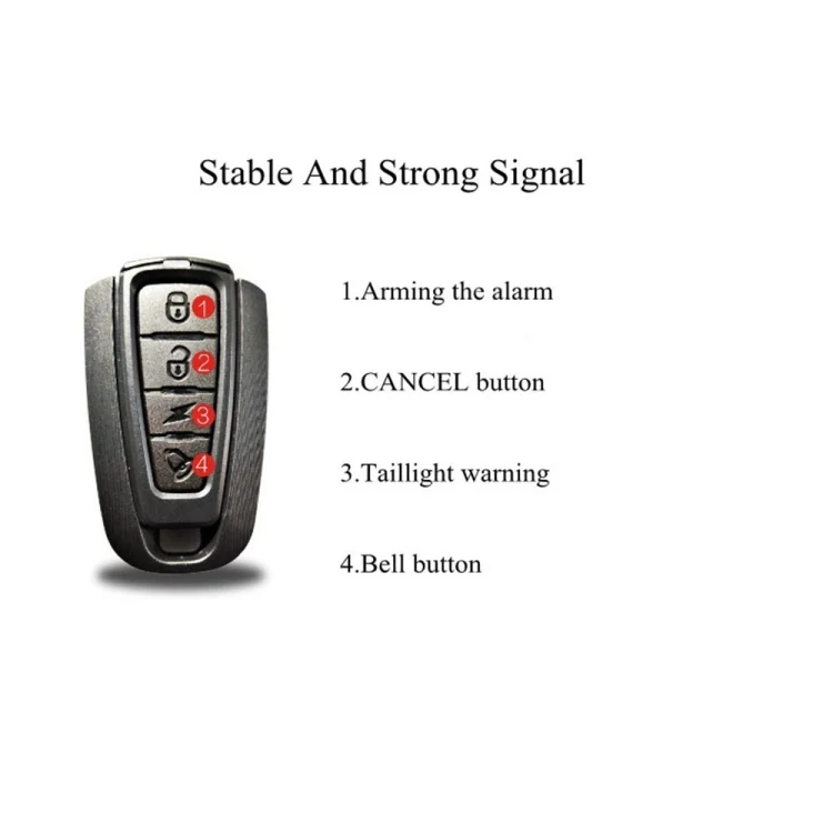 IP65 Waterproof USB Rechargeable Smart COB LED Alarm Bicycle Rear Light Taillight with Remote Control, Control Distance: 1-100m - Image 5
