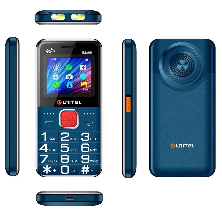 it2600 4G Phone, 2.0 inch, 3500mAh, Support SOS, Network: 4G, Dual SIM(Blue) - Image 2