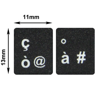 Italian Learning Keyboard Layout Sticker for Laptop / Desktop Computer Keyboard - Image 4