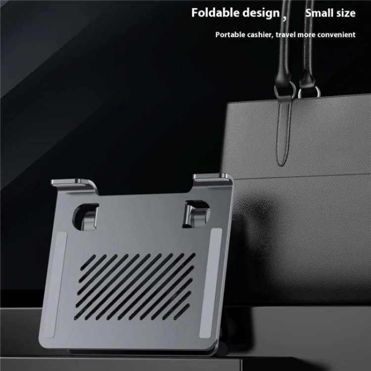 J26S Adjustable Foldable Desktop Tablet Alloy Steel Metal Stand(Silver) - Image 11