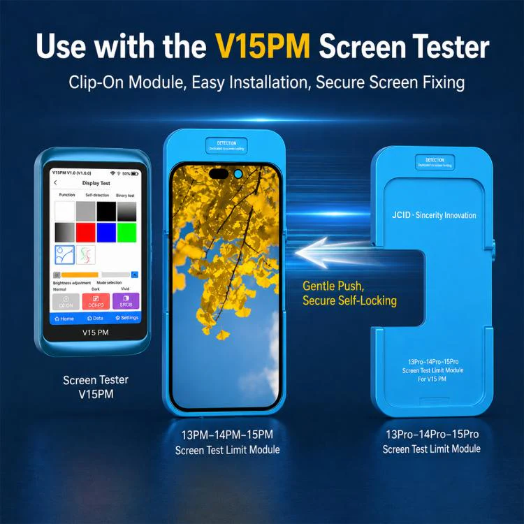 JCID V15PM Specialized EDP Model Screen Test Limit Module for iPhone 13 Pro Max/14 Pro Max/15 Pro Max - Image 3