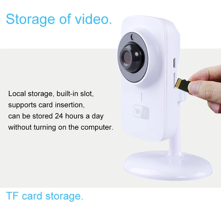 JD-C8310-S1 1.0MP Two-Way Audio Smart Wireless Wifi IP Camera, Support Motion Detection & Infrared Night Vision - Image 7