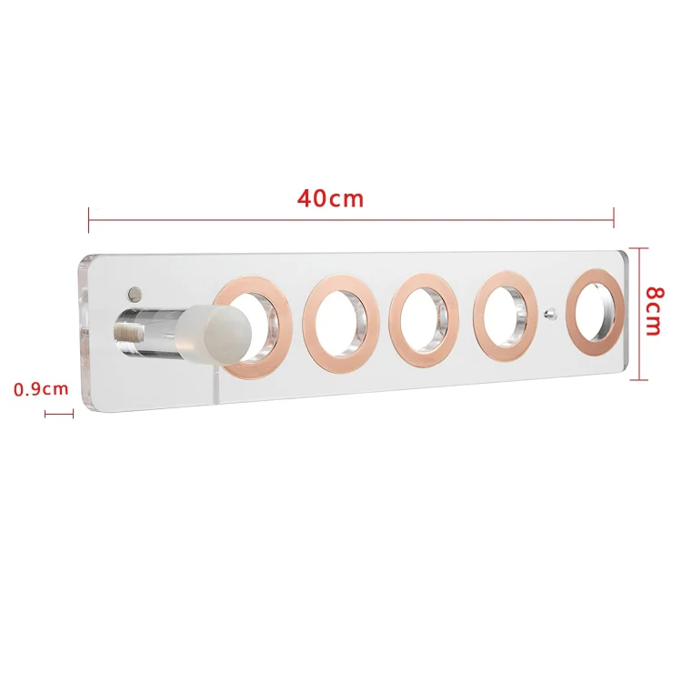 JD01 Punch-Free Hange Acrylic Hair Dryer Storage Bracket For Dyson Hair Dryer(Black) - Image 3
