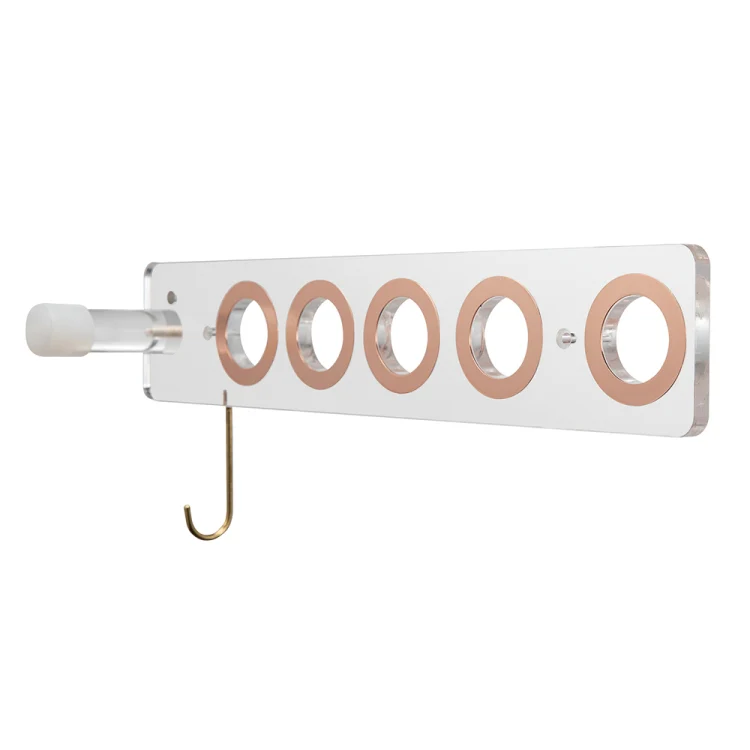 JD01 Punch-Free Hange Acrylic Hair Dryer Storage Bracket For Dyson Hair Dryer(Transparent) - Image 2