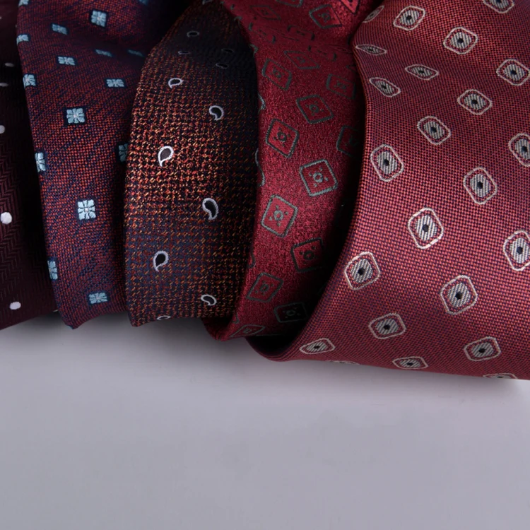 JH12 Men Formal Business Jacquard Tie Wedding Clothing Accessories - Image 4