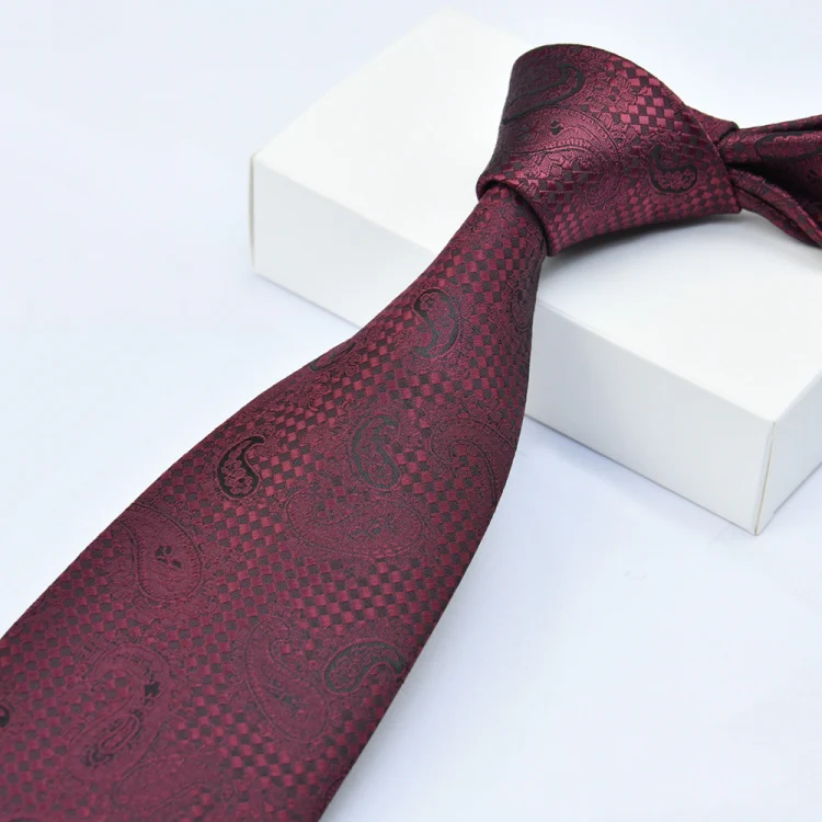 JHX10 Men Formal Business Jacquard Tie Wedding Clothing Accessories - Image 2
