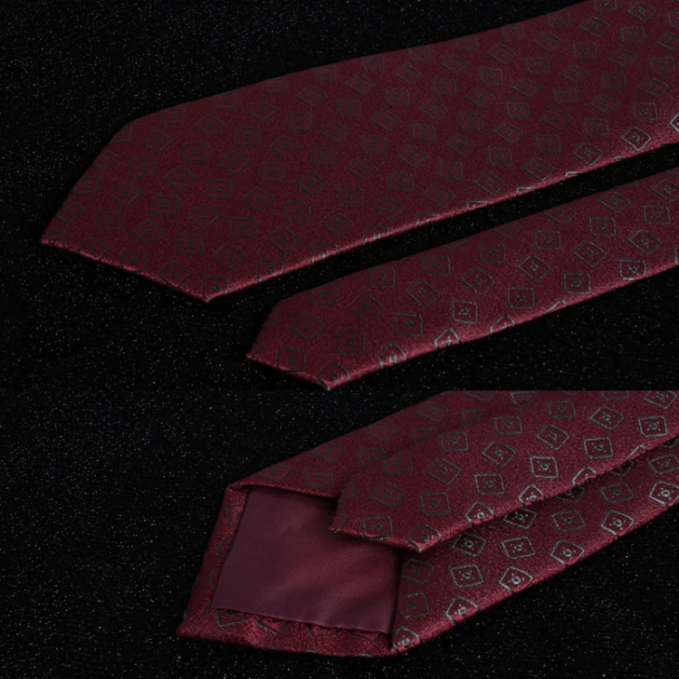 JHX14 Men Formal Business Jacquard Tie Wedding Clothing Accessories - Image 7