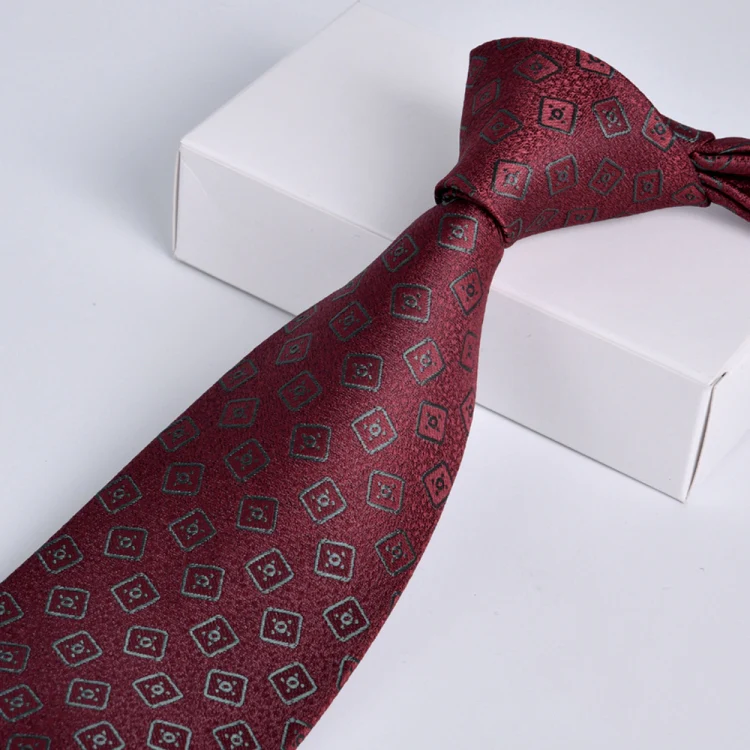 JHX27 Men Formal Business Jacquard Tie Wedding Clothing Accessories - Image 2
