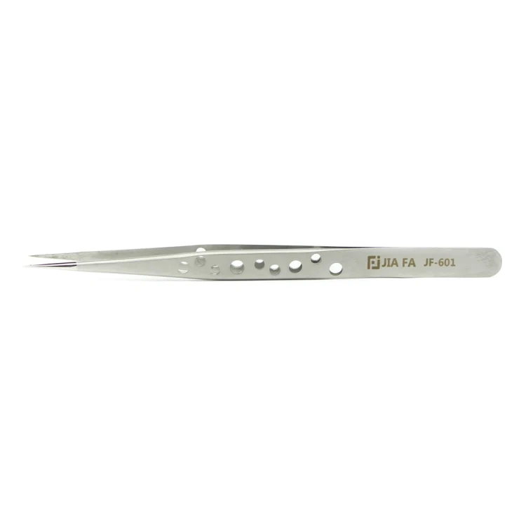 JIAFA JF-601 High-strength Straight Tip Tweezers(Silver) - Image 4