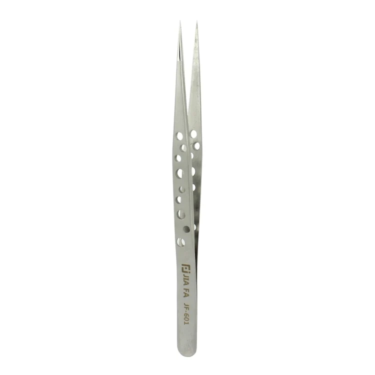 JIAFA JF-601 High-strength Straight Tip Tweezers(Silver) - Image 5