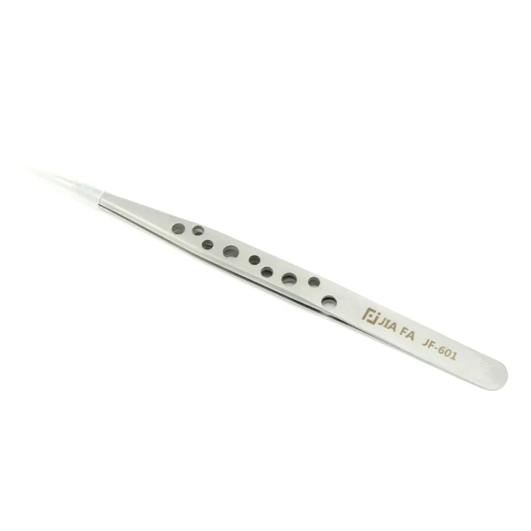 JIAFA JF-601 High-strength Straight Tip Tweezers(Silver) - Image 6