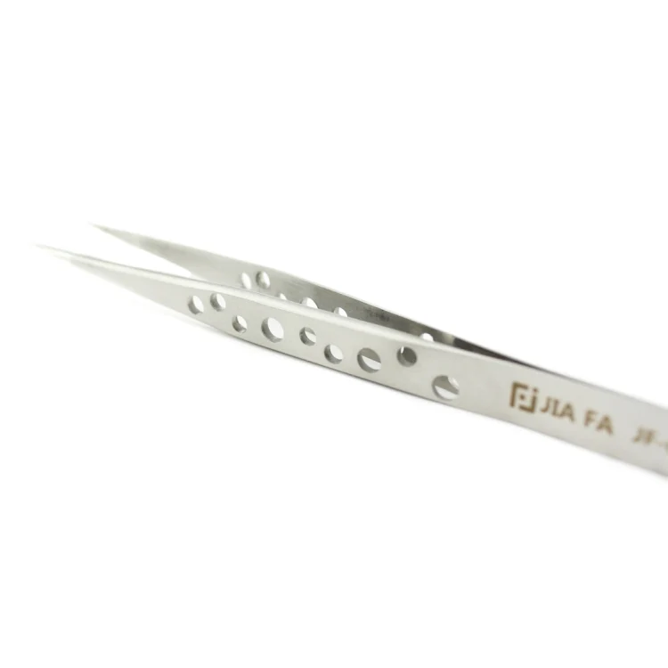 JIAFA JF-601 High-strength Straight Tip Tweezers(Silver) - Image 7