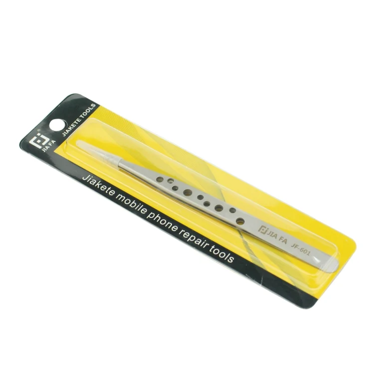 JIAFA JF-601 High-strength Straight Tip Tweezers(Silver) - Image 9