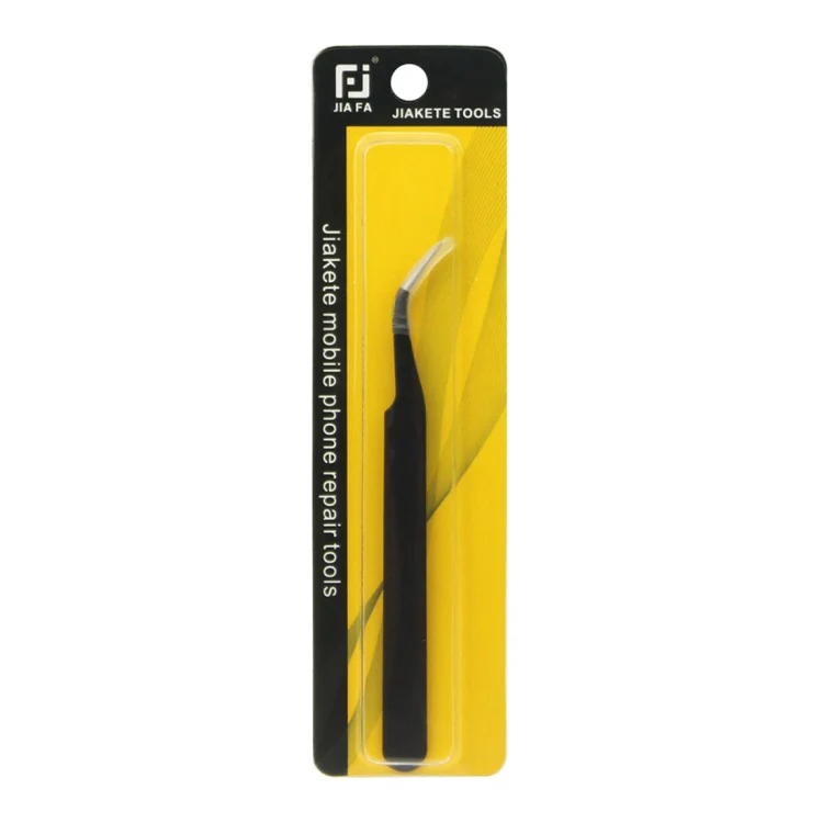 JIAFA JF-604 Curved Tip Tweezers (Black) - Image 5