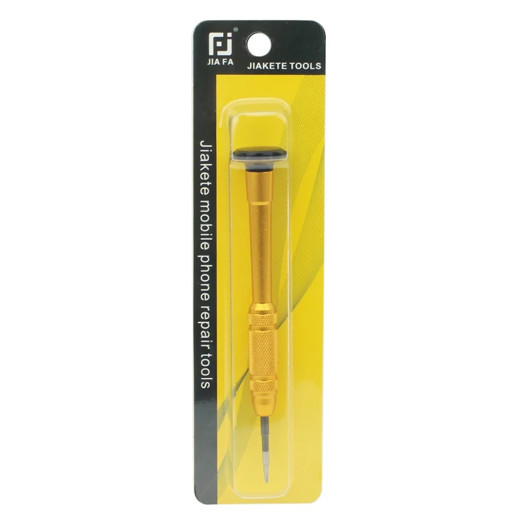 JIAFA JF-609-0.6Y Tri-point 0.6 Repair Screwdriver for iPhone X/ 8/ 8P/ 7/ 7P & Apple Watch(Gold) - Image 5