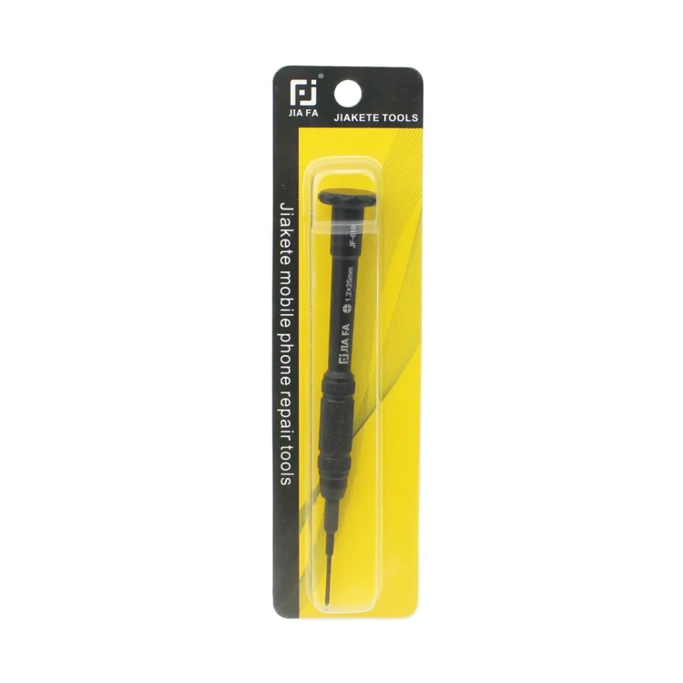JIAFA JF-619-1.5 Mobile Phone Repair Tool 1.5 x 30mm Slotted Screwdriver(Black) - Image 5