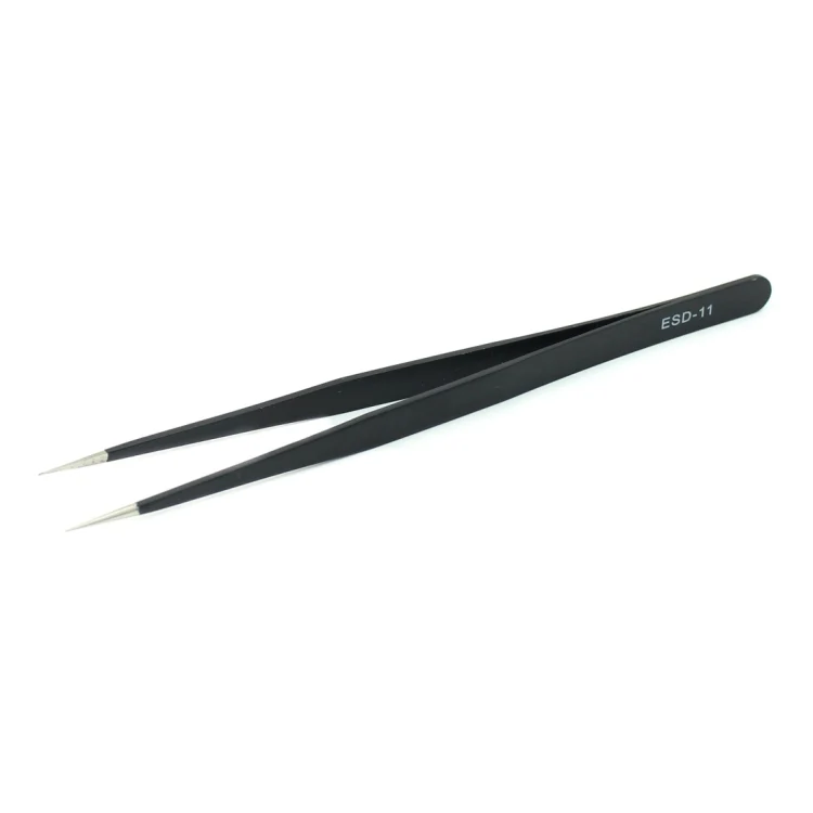 JIAFA JF-8118 9 in 1 Anti-static Precision Tweezers Set with Bag(Black) - Image 3