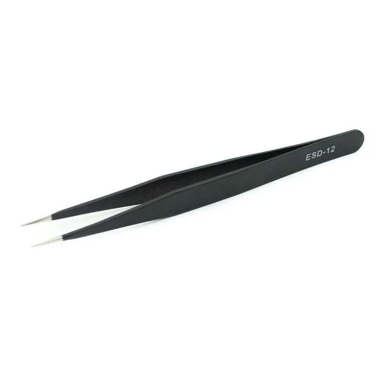 JIAFA JF-8118 9 in 1 Anti-static Precision Tweezers Set with Bag(Black) - Image 4