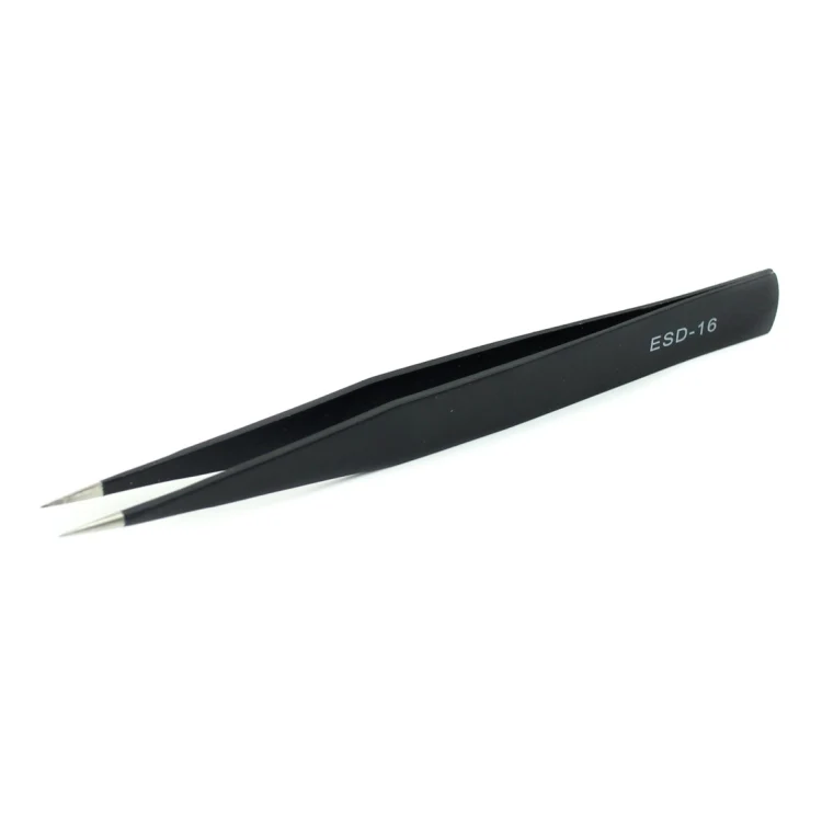 JIAFA JF-8118 9 in 1 Anti-static Precision Tweezers Set with Bag(Black) - Image 8