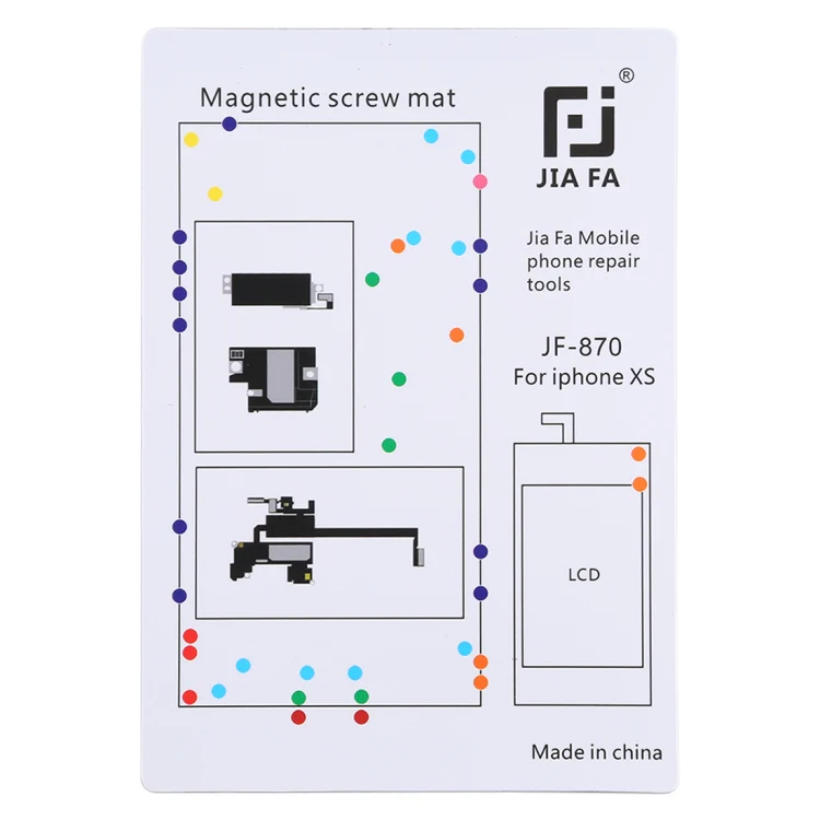 JIAFA JF-870 Magnetic Pad Screw Board for iPhone XS - Image 2