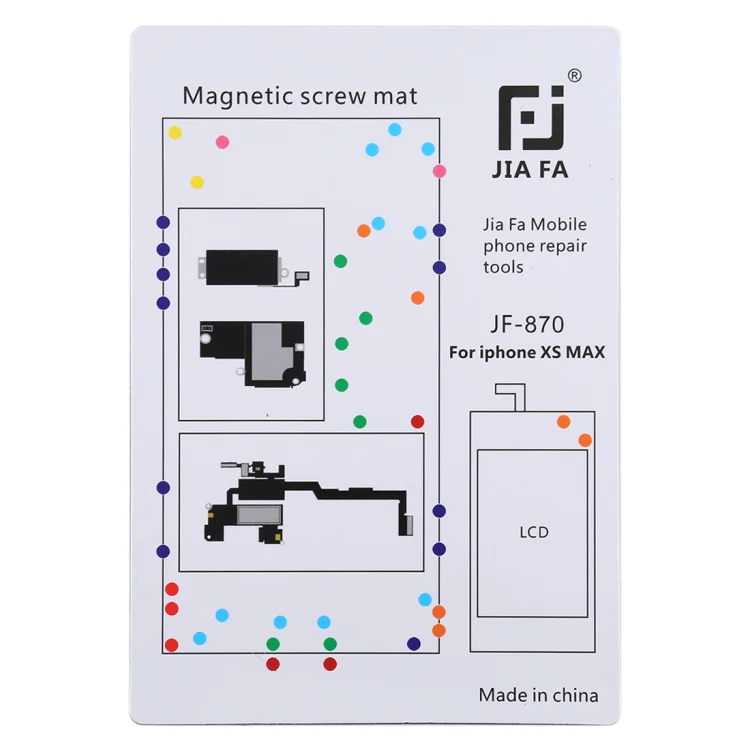 JIAFA JF-870 Magnetic Pad Screw Board for iPhone XS Max - Image 2