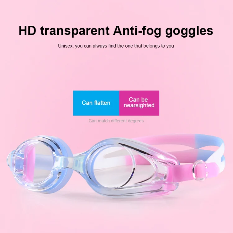 JIEHU JH8102 4 in1 Women HD Transparent Anti-fog Waterproof Swimming Glasses Swimming Cap Set(Purple Color) - Image 7