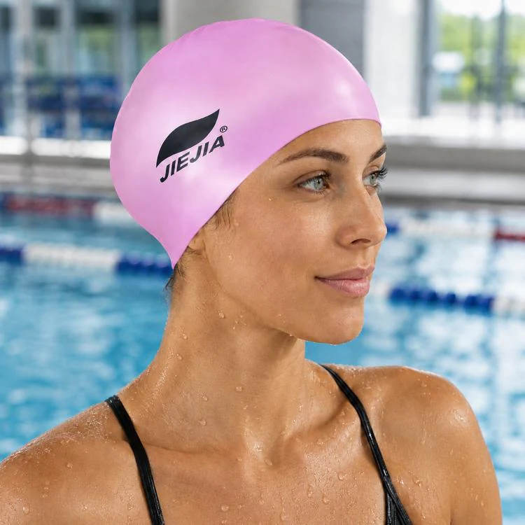 JIEJIA Extra Large Elastic Waterproof Silicone Swim Cap(SC509)