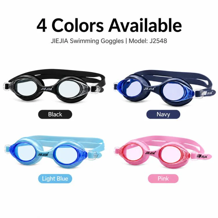 JIEJIA High-Definition Waterproof and Anti-Fog Silicone Swimming Goggles(Dark Blue) - Image 2