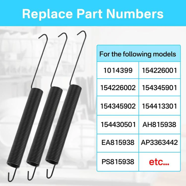 JJ-9333-B-0 Dishwasher Door Spring Replacement Repair Part AP3363442 1014399 - Image 5