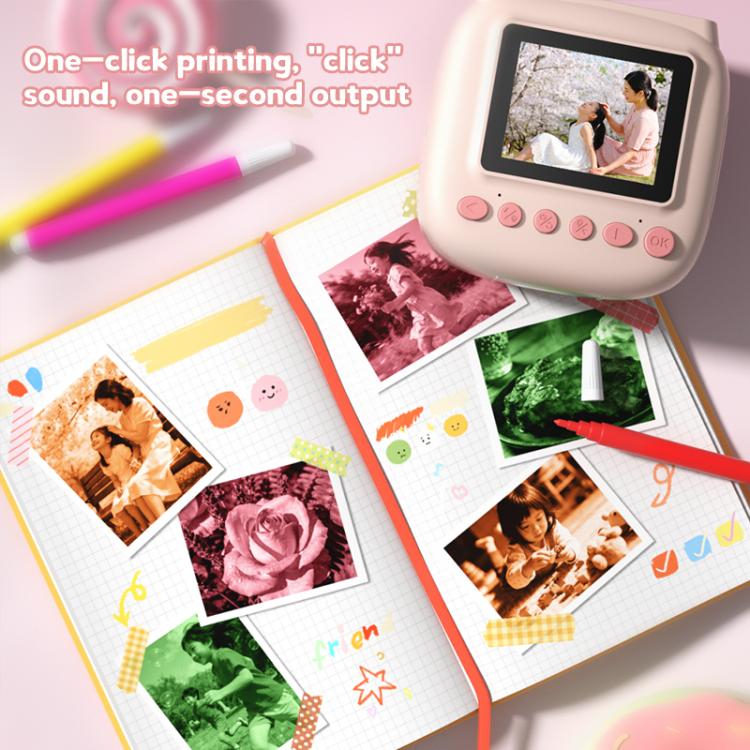 JJR/C C40 2.4 inch IPS Color Screen Children Printing Camera(Pink) - Image 5