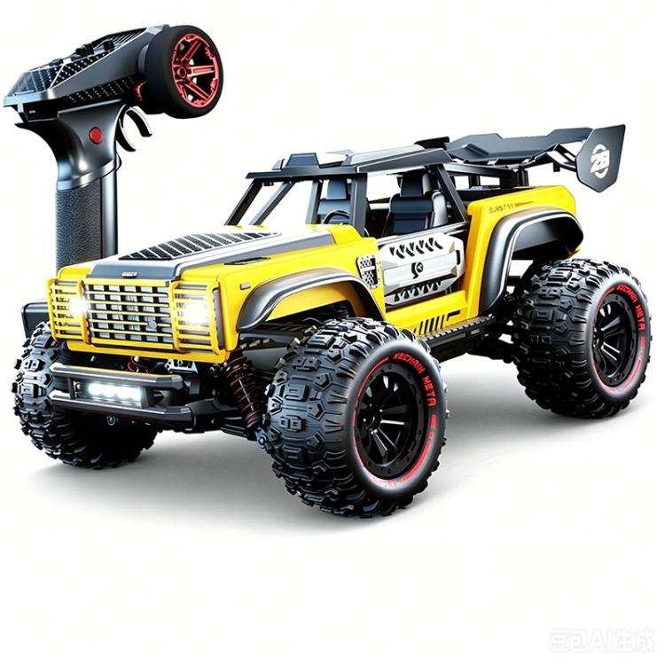 JJR/C C8838 4WD 1:14 Defender Action High Speed Off Road Remote Control Car(Yellow)
