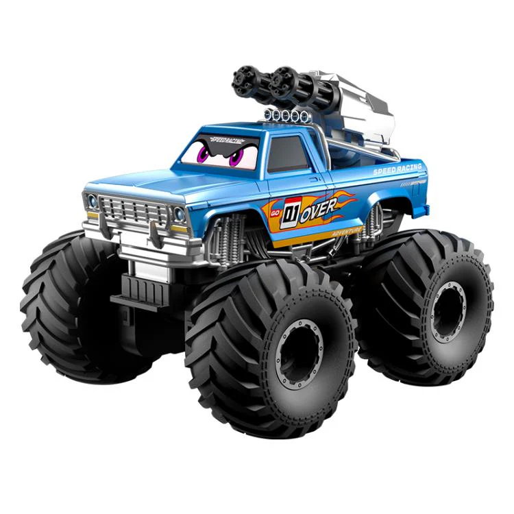 JJR/C Q245 Pro Crusher Amphibious 4WD Remote Control Car with Water Cannon Function(Blue) - Image 2