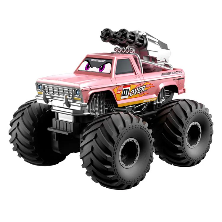 JJR/C Q245 Pro Crusher Amphibious 4WD Remote Control Car with Water Cannon Function(Pink) - Image 2