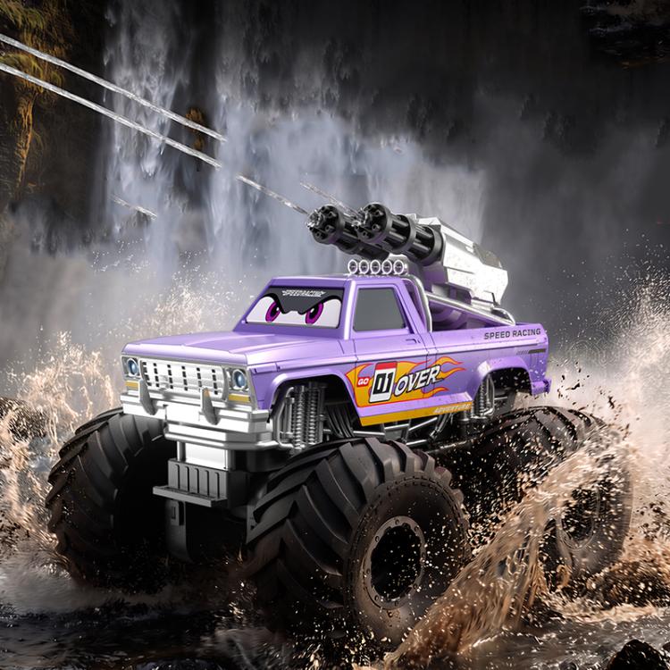 JJR/C Q245 Pro Crusher Amphibious 4WD Remote Control Car with Water Cannon Function(Pink) - Image 4
