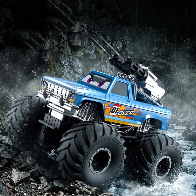 JJR/C Q245 Pro Crusher Amphibious 4WD Remote Control Car with Water Cannon Function(Pink) - Image 5
