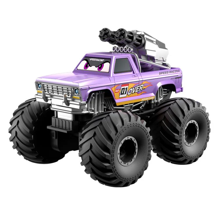 JJR/C Q245 Pro Crusher Amphibious 4WD Remote Control Car with Water Cannon Function(Purple) - Image 2