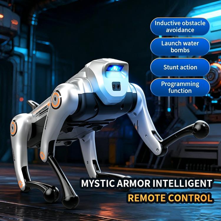JJR/C R39 Smart Remote Control Robot Dog, Specification:No Voice Control(Silver) - Image 8