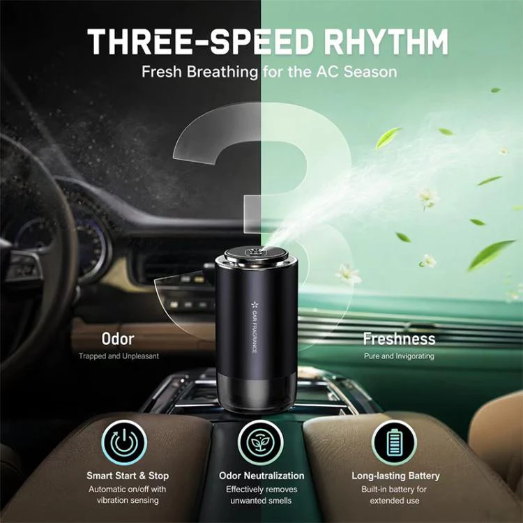 JK-572 Car Mounted Smart Spray Aroma Diffuser(Black) - Image 8