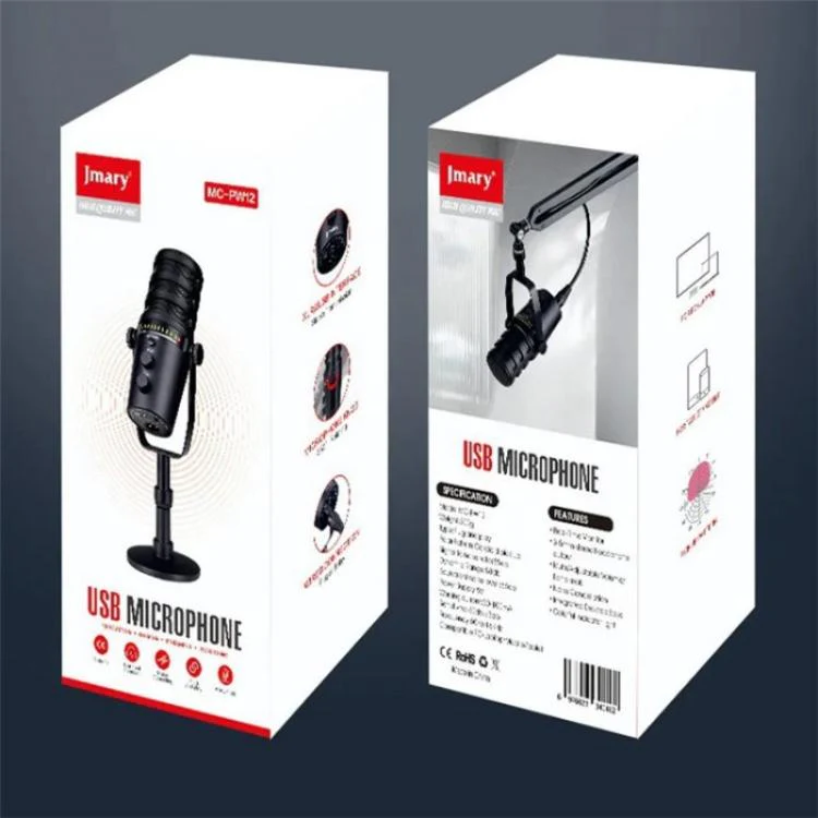 JMARY MC-PW12 360 Degree Rotating USB Desktop Microphone - Image 9