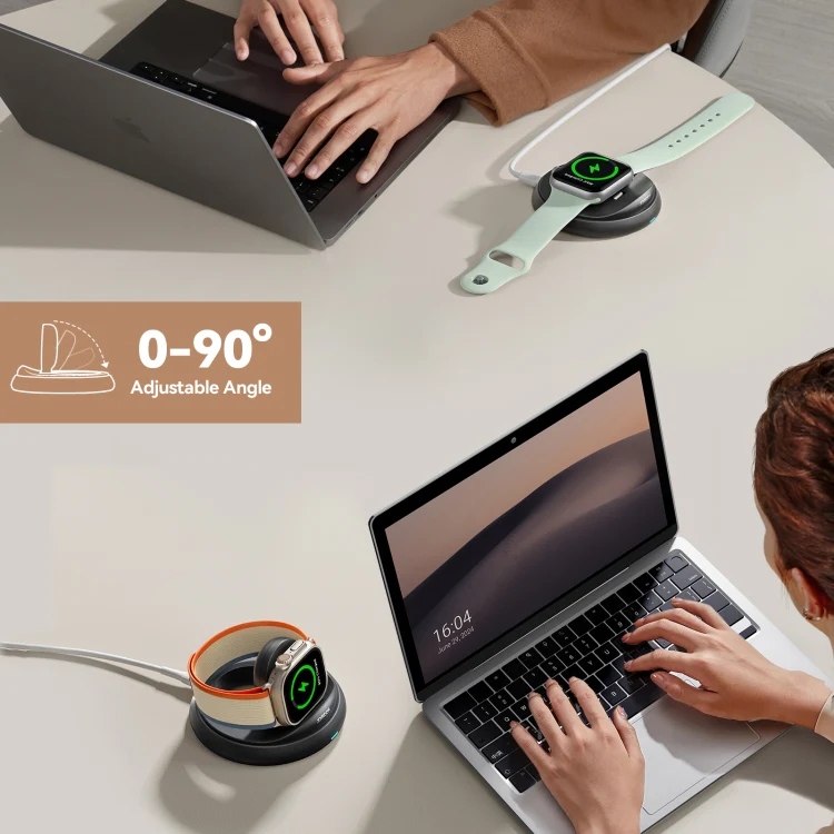 JOYROOM JR-W12 3W Foldable Magnetic Wireless Charger(Black) - Image 3