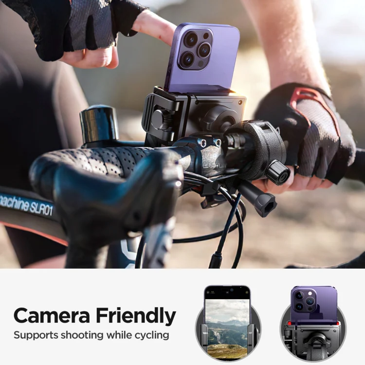 JOYROOM JR-ZS266 Bicycle Handle Phone Mount Compatible with 4.7-6.8 inch(Black) - Image 7