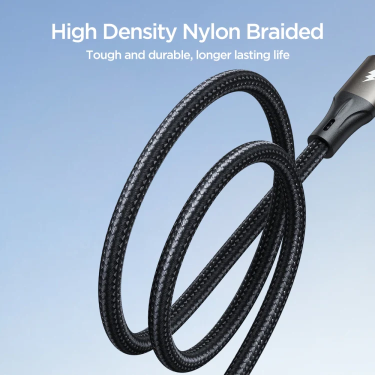 JOYROOM SA25-CL3 30W USB-C/Type-C to 8 Pin Fast Charge Data Cable, Length:3m(Black) - Image 5