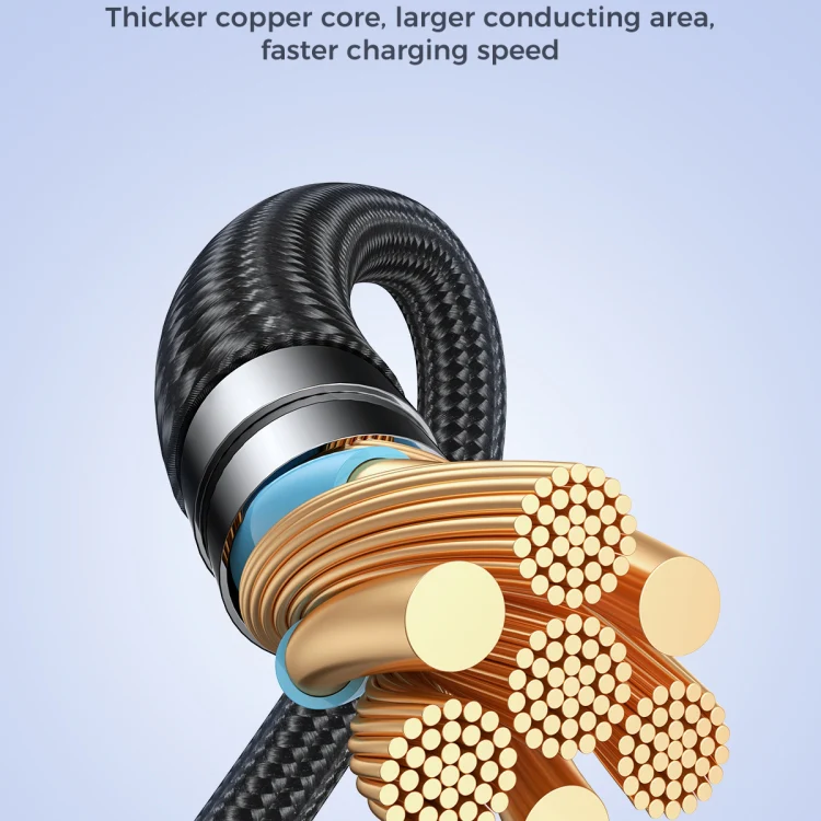 JOYROOM SA31-CL3 30W USB-C/Type-C to 8 Pin Fast Charge Data Cable, Length: 1.2m(Black) - Image 4