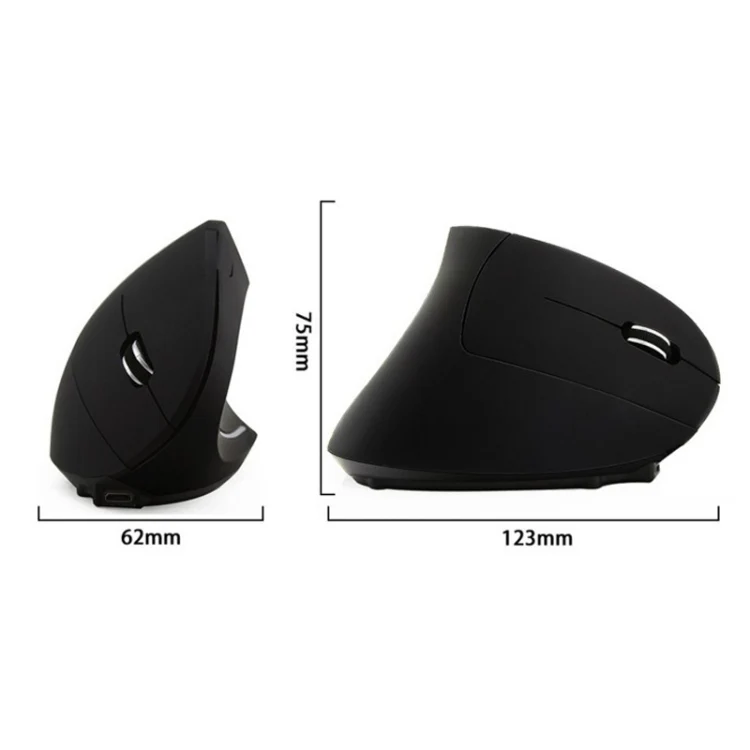 JS-5D 6 Keys 2.4G Ergonomic Vertical Mouse Cross-Border Wireless Charging Mouse(Wireless Charging Type) - Image 3