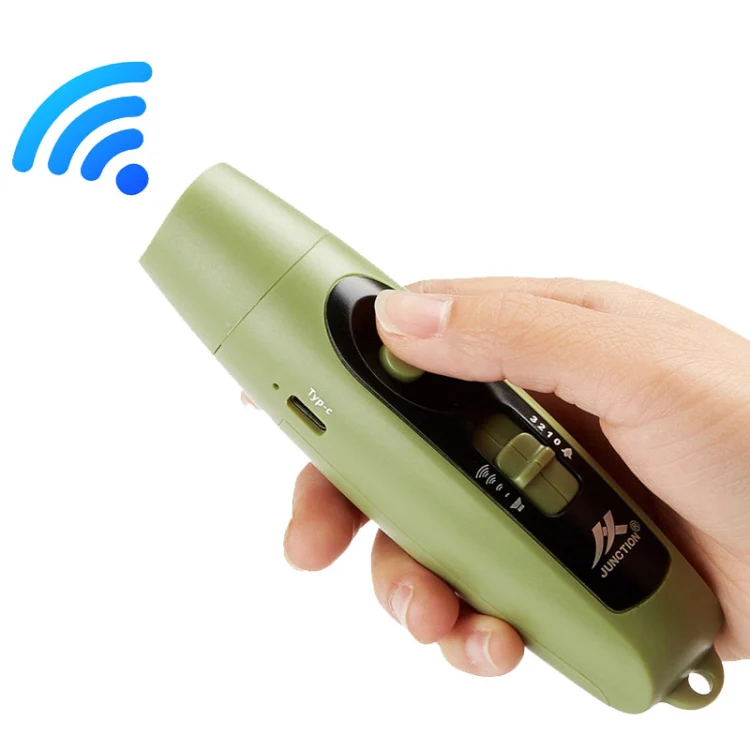 JUNCTION USB Charging High Decibel Traffic Command Outdoor Training Whistle with Lighting Function(Blue) - Image 7