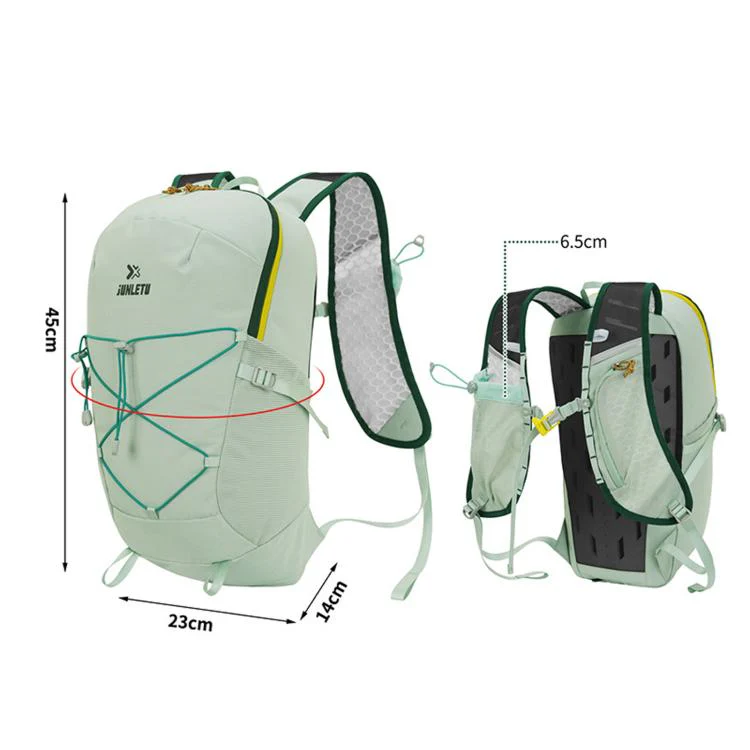 JUNLETU Waterproof Outdoor Sports Backpack Ultra-Lightweight Breathable Trail Cycling Pack(Light Green) - Image 11