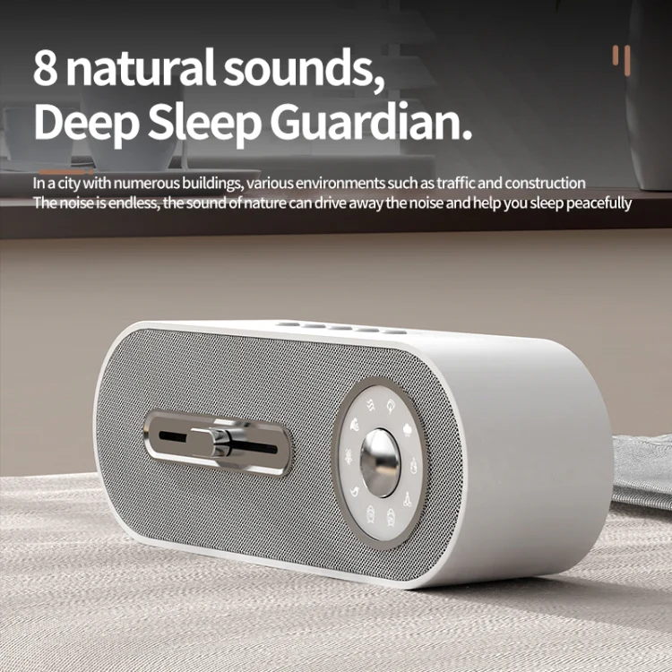JY-78 Bluetooth Speaker with Sleep White Noise Support Memory Card U-disk(white) - Image 5