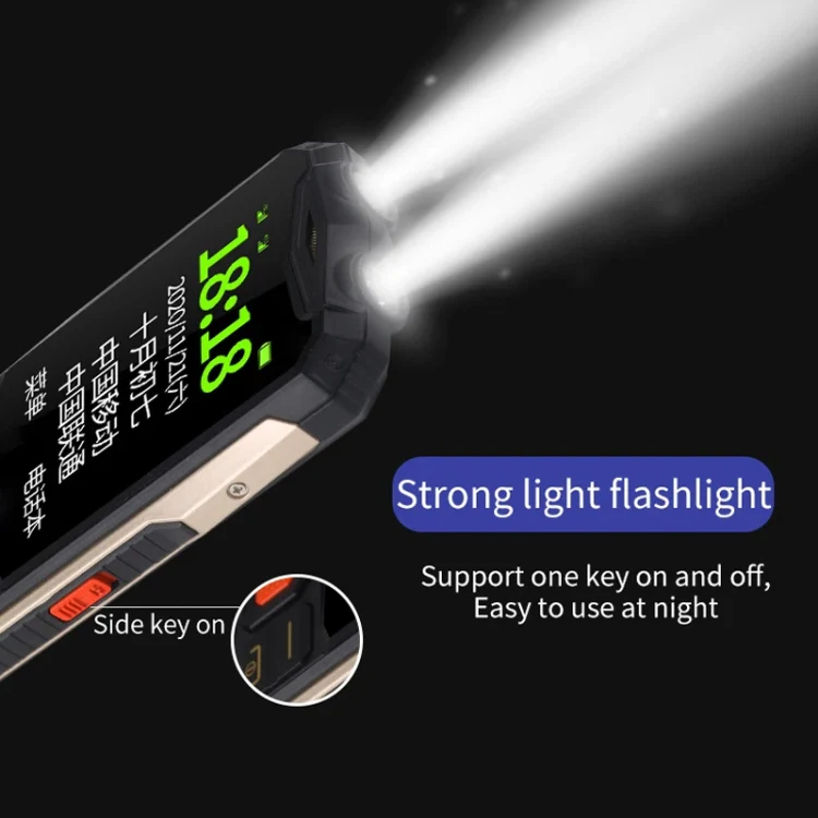 K1+ 4G Elder Rugged Phone, 2.6 inch, 1500mAh Battery, LED Flashlight, Network: 4G, Dual SIM, SOS, Plug:US Plug(Red) - Image 14